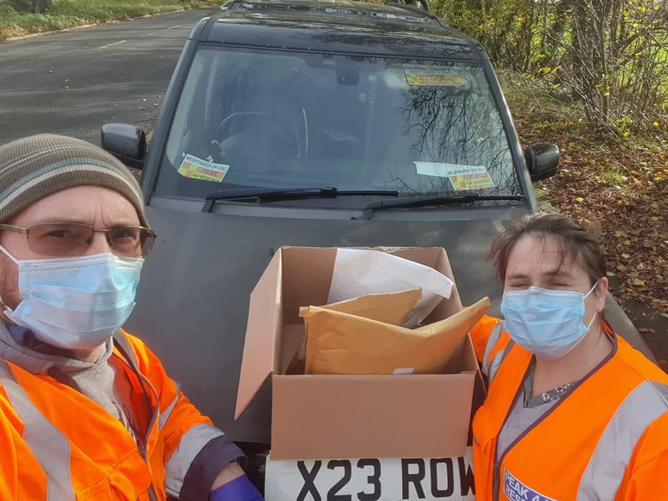 Peak 4x4 responders delivering PPE during the COVID-19 pandemic